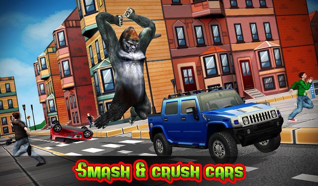 Ultimate Gorilla Rampage 3D ภาพหน้าจอเกม