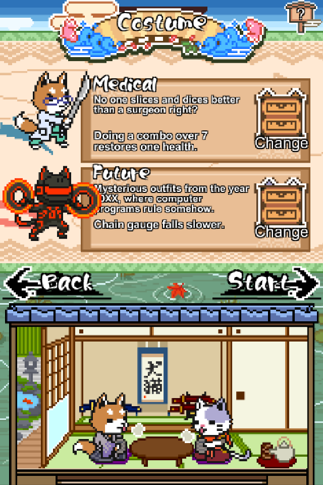 Wan Nyan Slash Game Screenshot