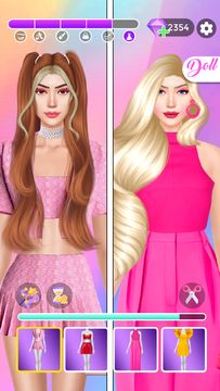 Fashion Dress up Makeup Show Game Screenshot