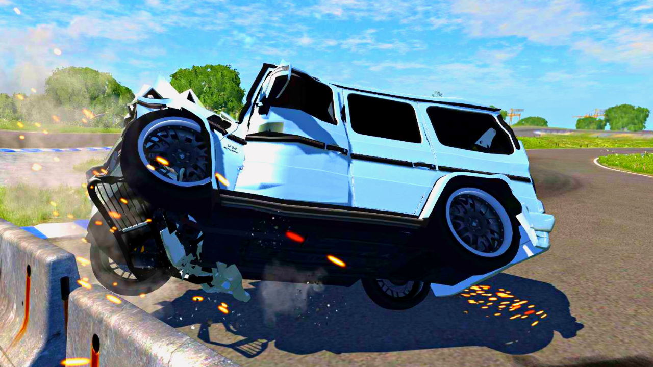 Royal Jeep Crash ゲームのスクリーンショット