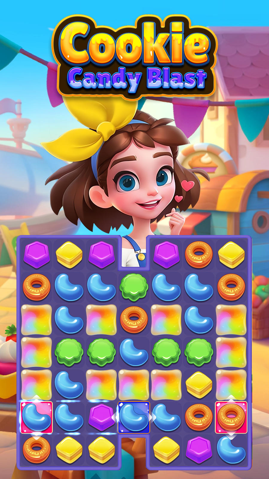 Cuplikan Layar Game Cookie Candy Blast