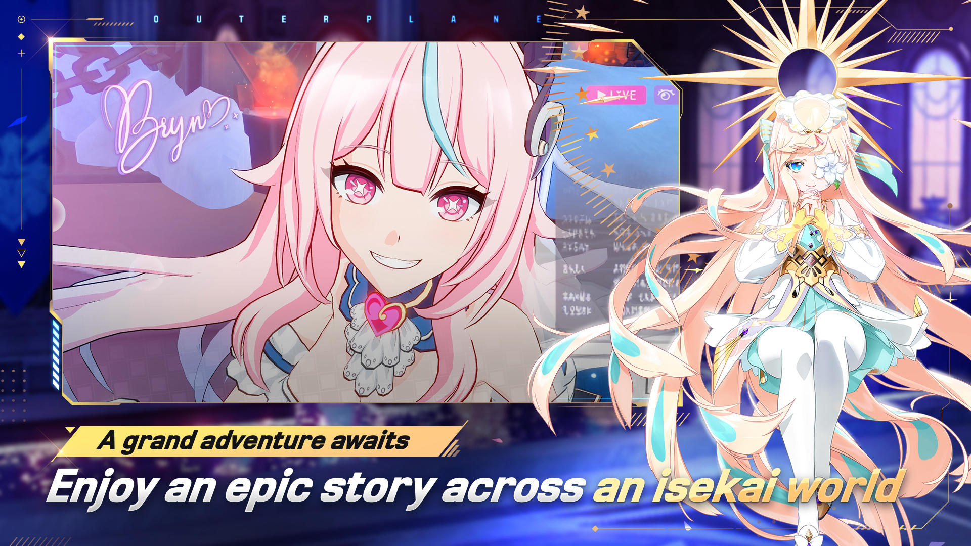 OUTERPLANE - Strategy Anime Game Screenshot