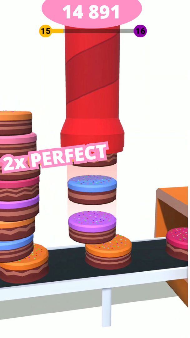 Screenshot of Cake Tower - New tower builder game