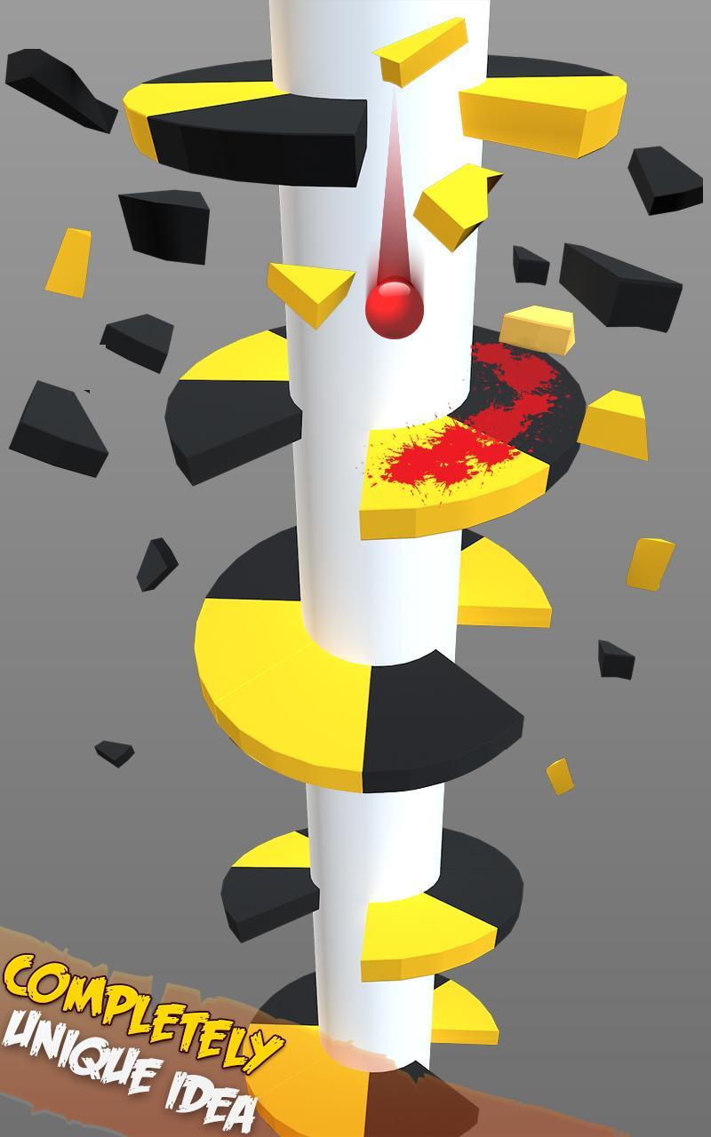 Spiral Jump Tower Game Screenshot
