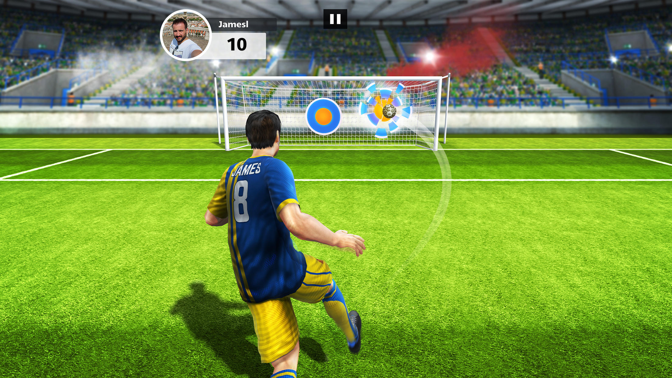 Captura de Tela do Jogo Football Strike: Online Soccer