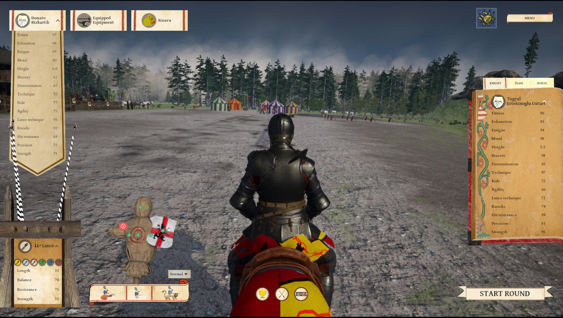 Jousting Manager screenshot game