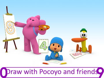 Pocoyo's Numbers game: 1, 2, 3 Game Screenshot