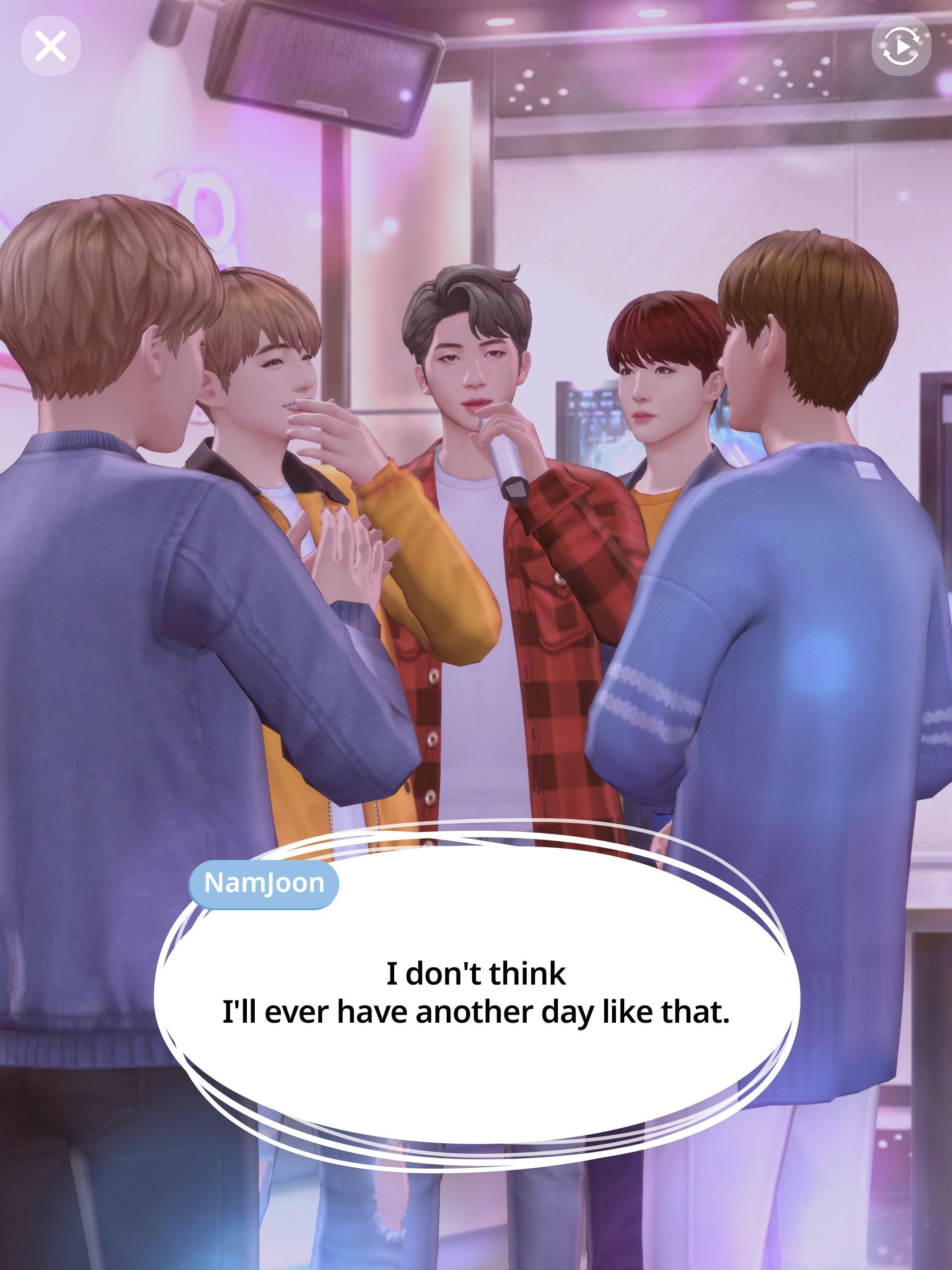 BTS Universe Story Game Screenshot