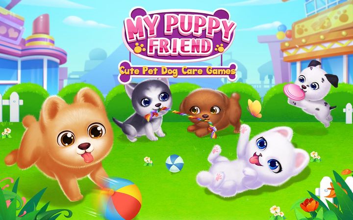 Screenshot 1 of My Puppy Friend - Cute Pet Dog Care Games 1.0.8