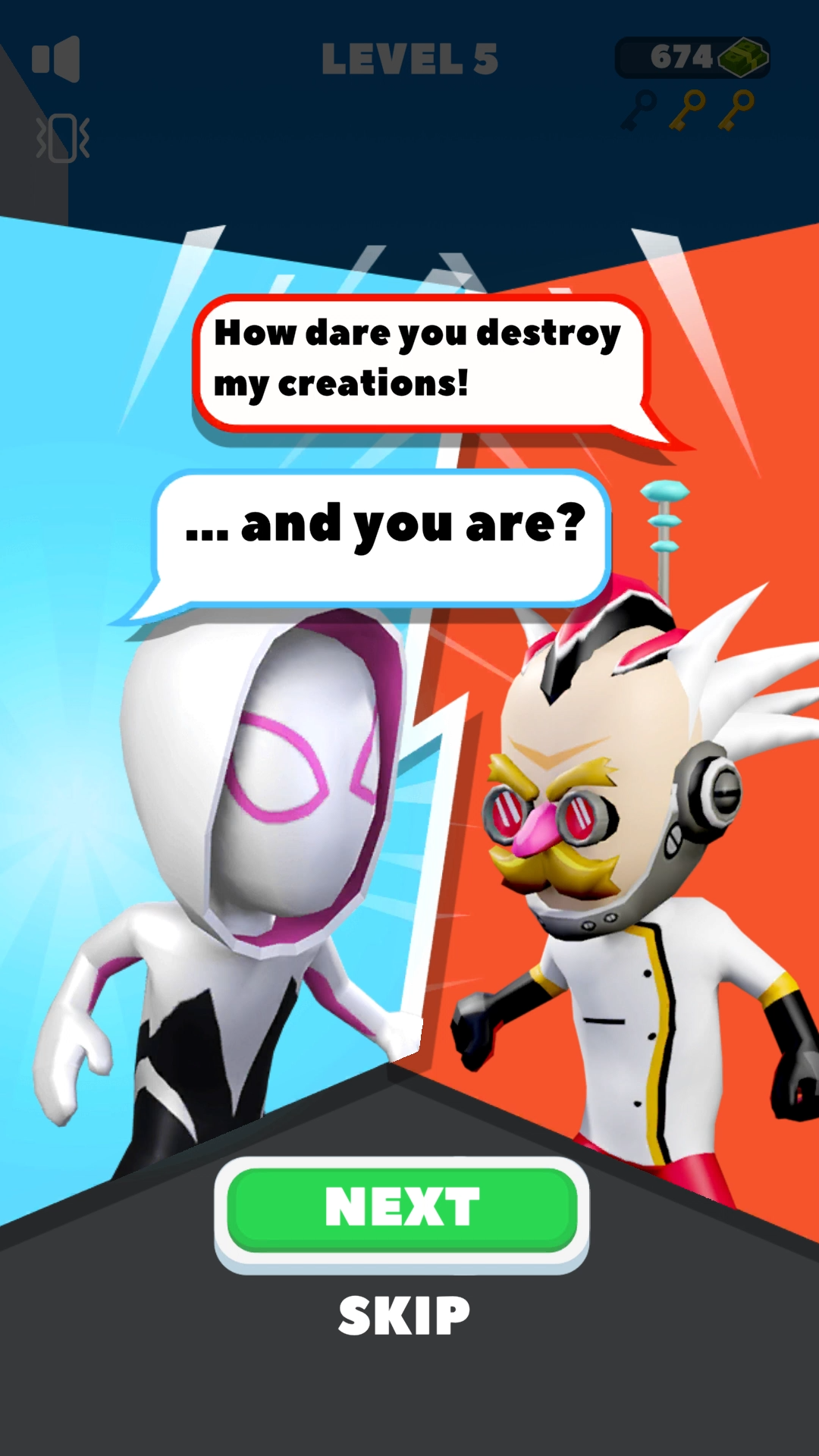 Screenshot of Web Swing Hero