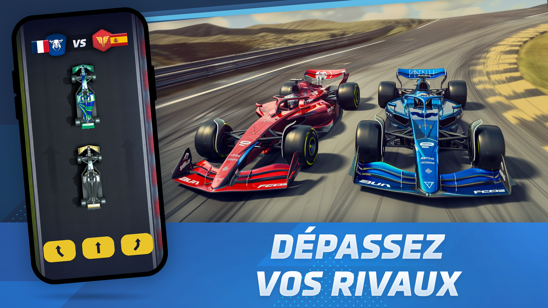 Screenshot 1 of Racing Rivals: Jeu de Sport 2024.2.1