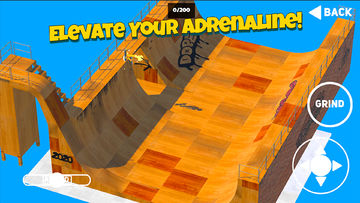 Captura de Tela do Jogo Skateboard Riding Game