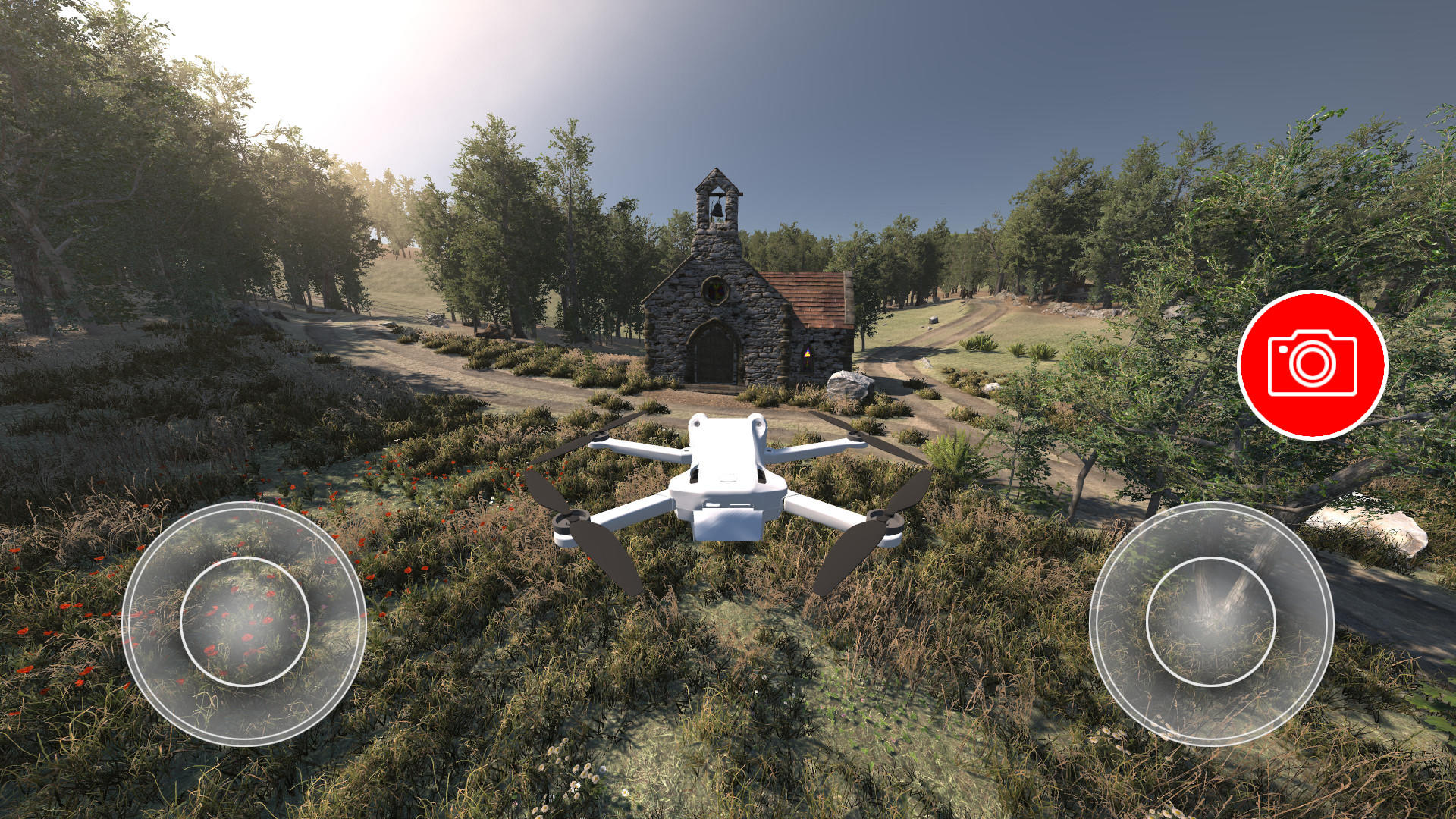 Screenshot 1 of Симулятор дрона Реалистичный БПЛА 0.48