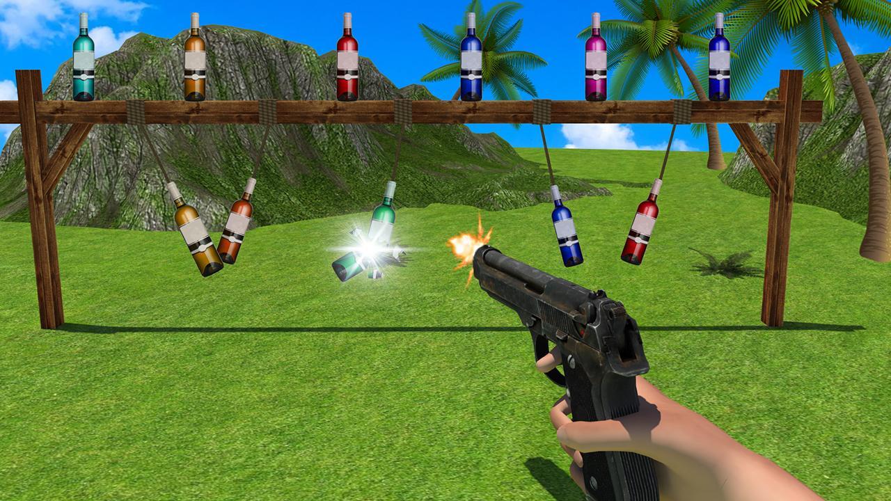 Скриншот игры Bottle Shoot Expert