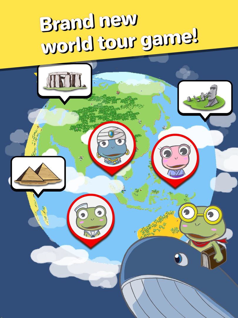 Foodie Frog - World Tour ภาพหน้าจอเกม