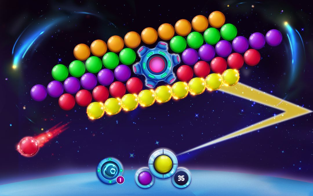 Screenshot of Mega Bubble Spin