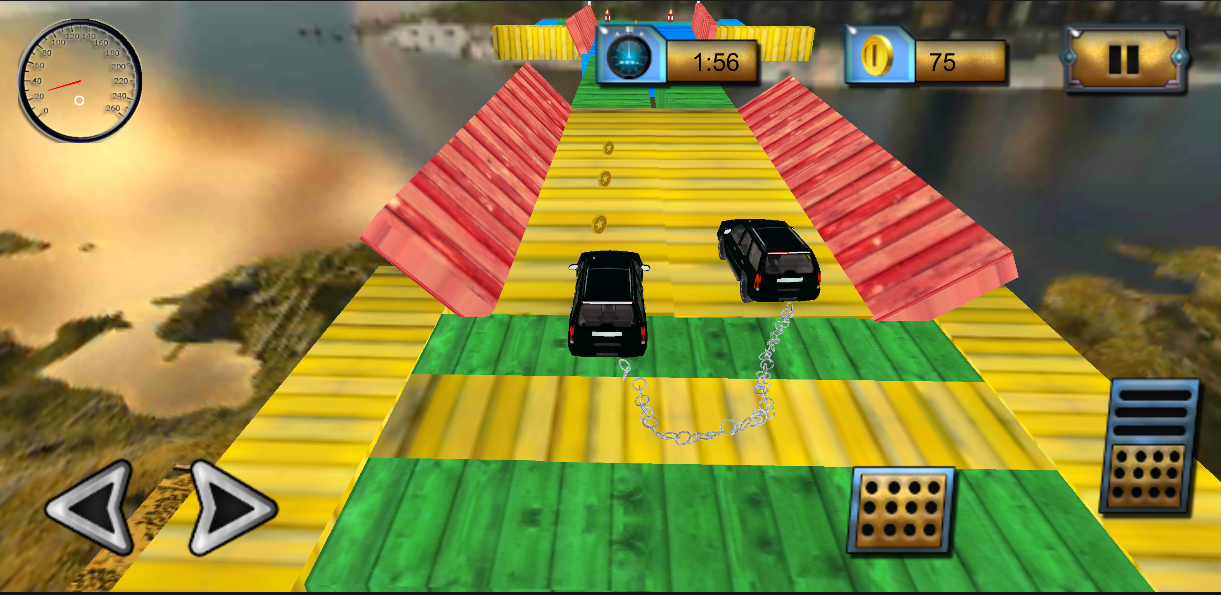 Chained Cars Impossible Tracks android iOSTapTap