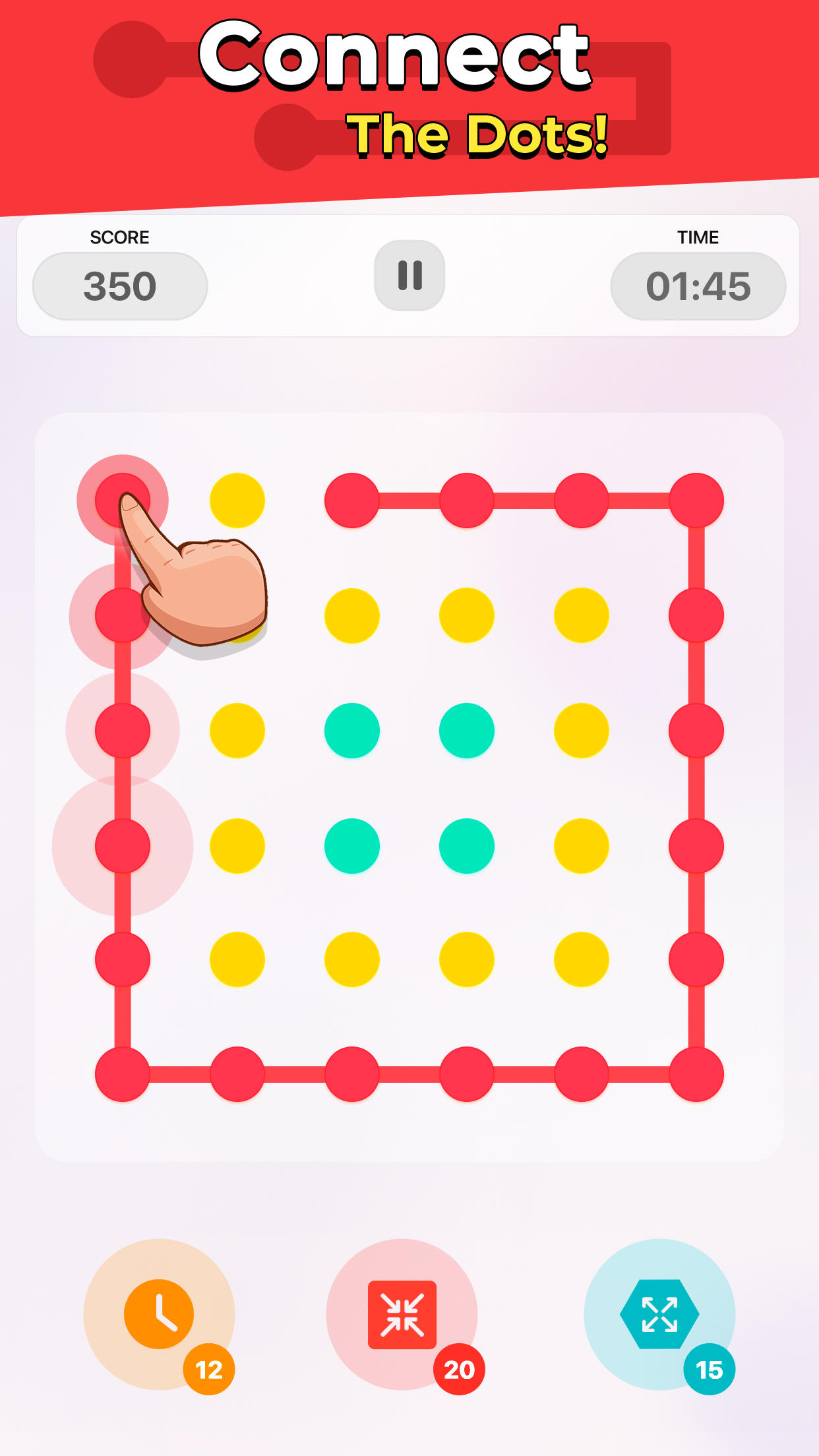 Скриншот игры Connect Dots: Puzzle Adventure