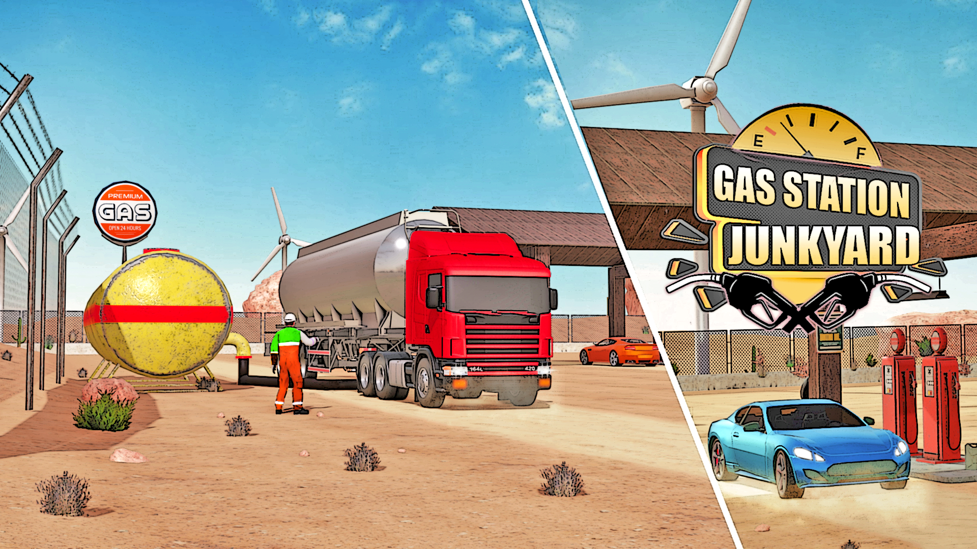 Banner of Gas Station Junkyard Simulator 