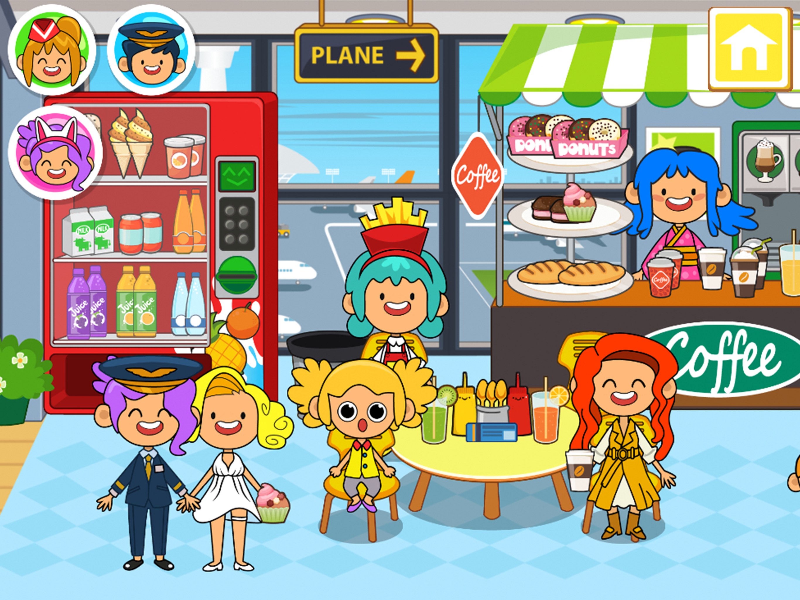 My Pretend Airport Travel Town ภาพหน้าจอเกม