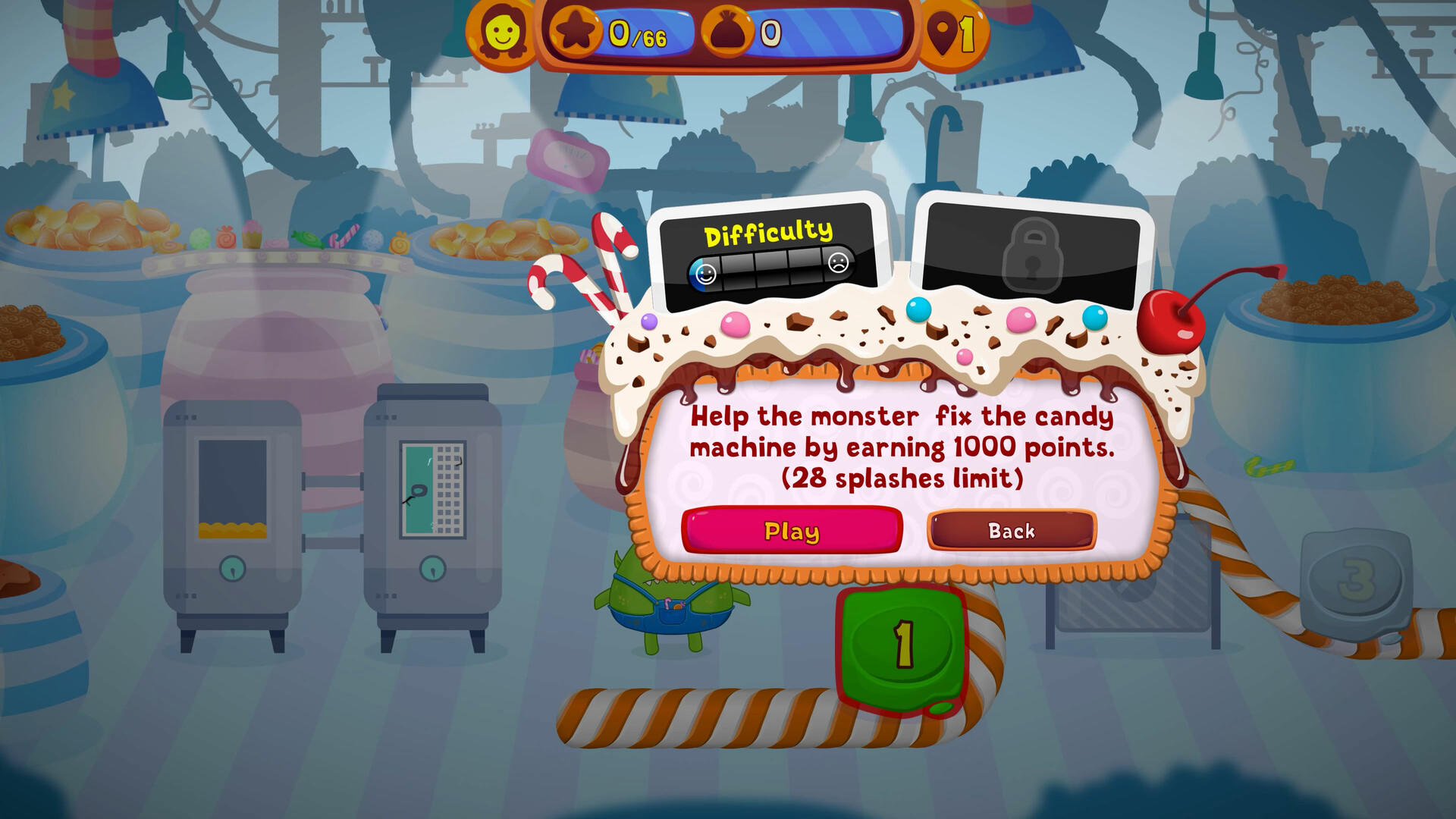 Paintball 3 - Candy Match Factory 게임 스크린 샷