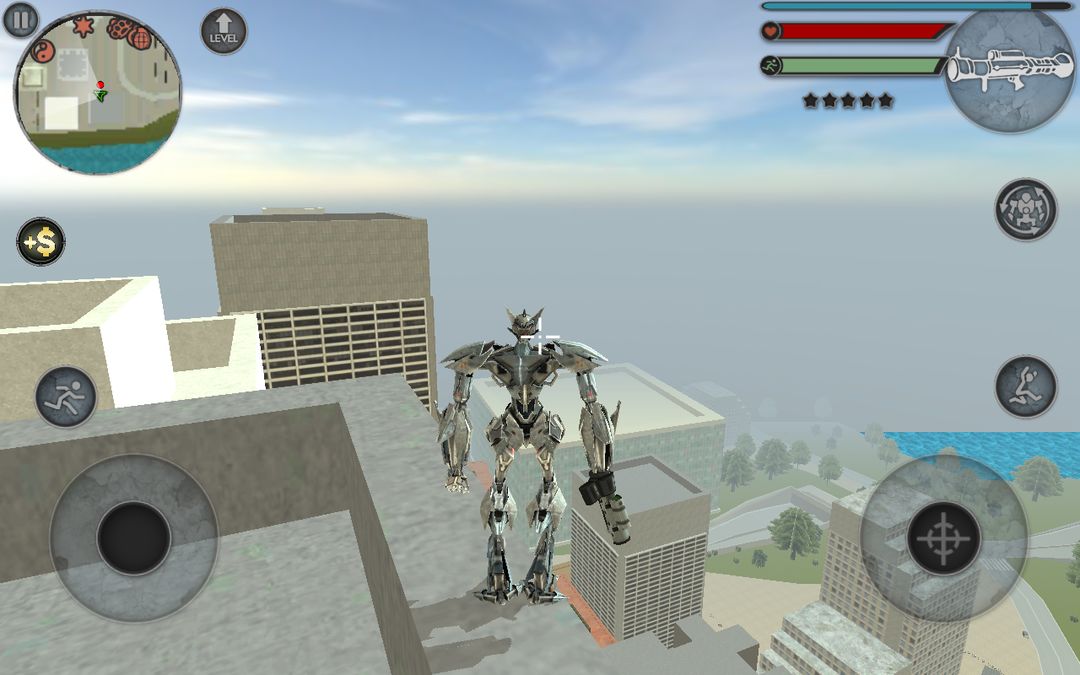 Robot Plane screenshot game