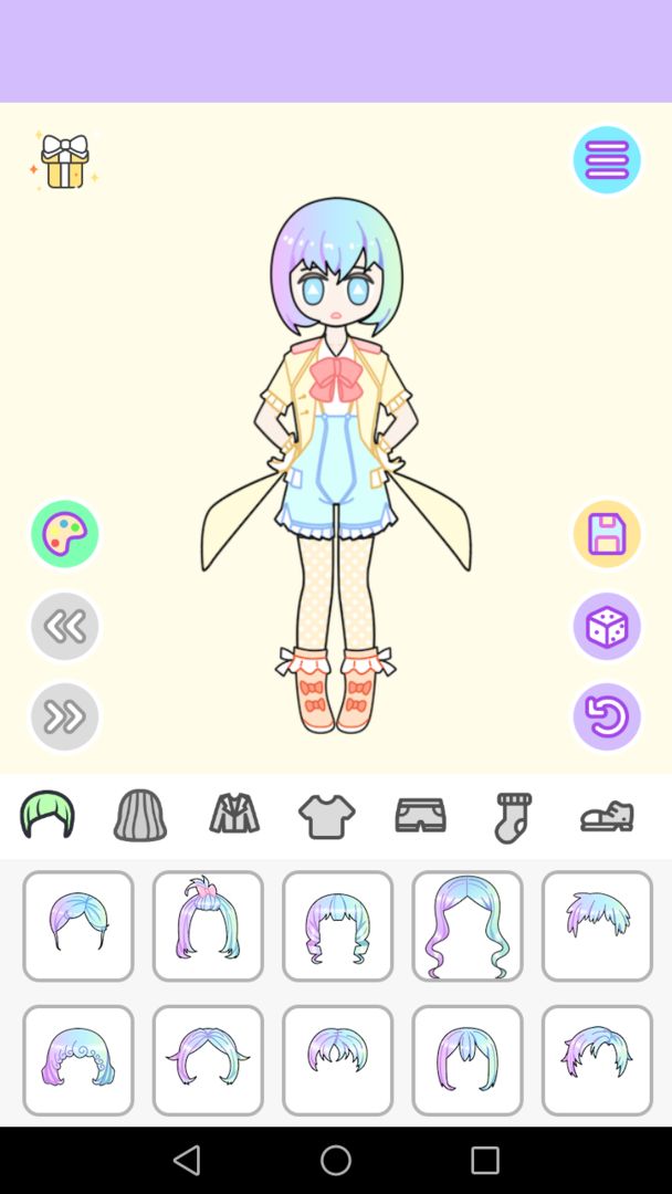 粉彩女孩换装软件 screenshot game
