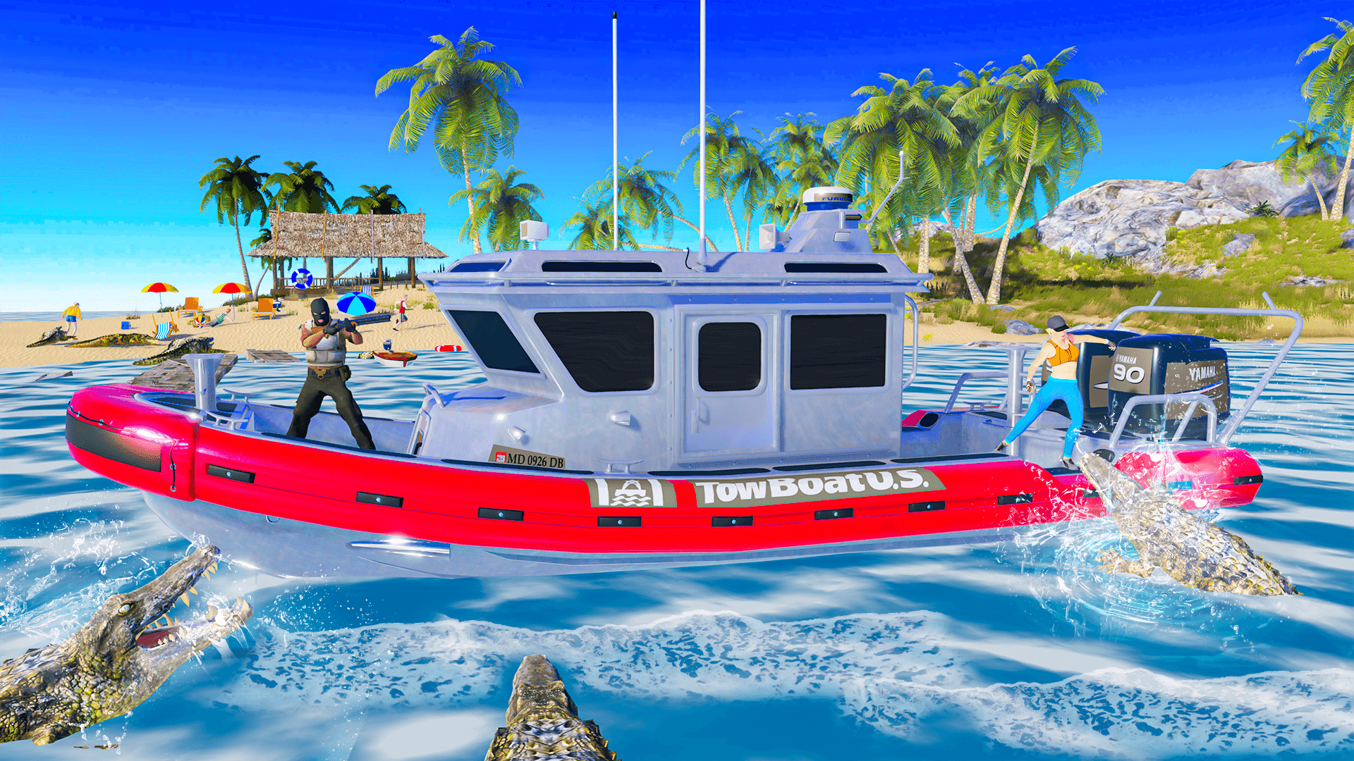 Скриншот игры Hunting Crocodile Adventure