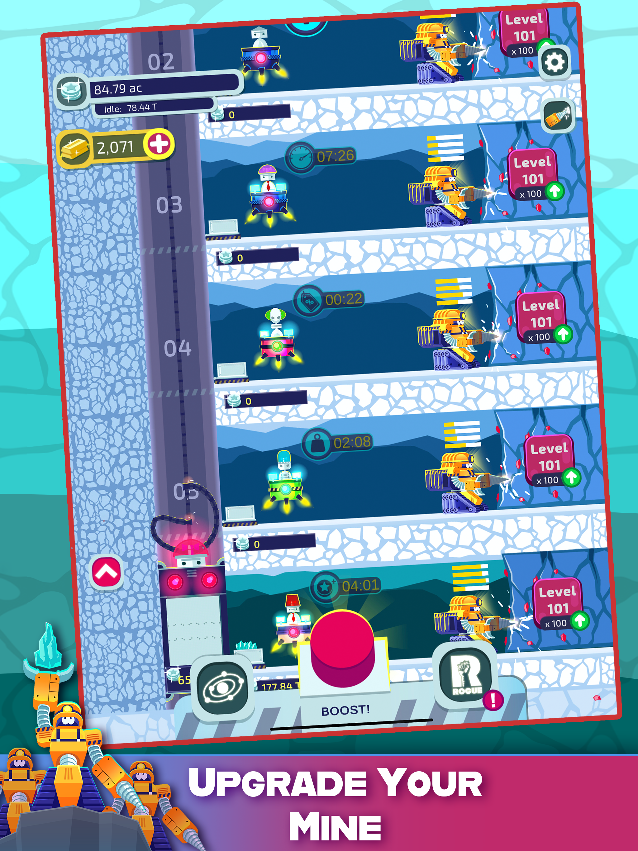 Milky Way Miner: Alien Worlds Game Screenshot