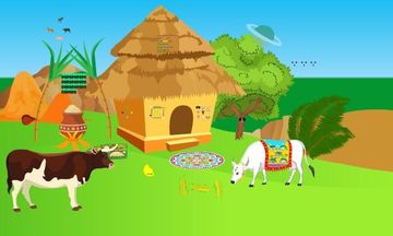 Escape Pongal Game Screenshot
