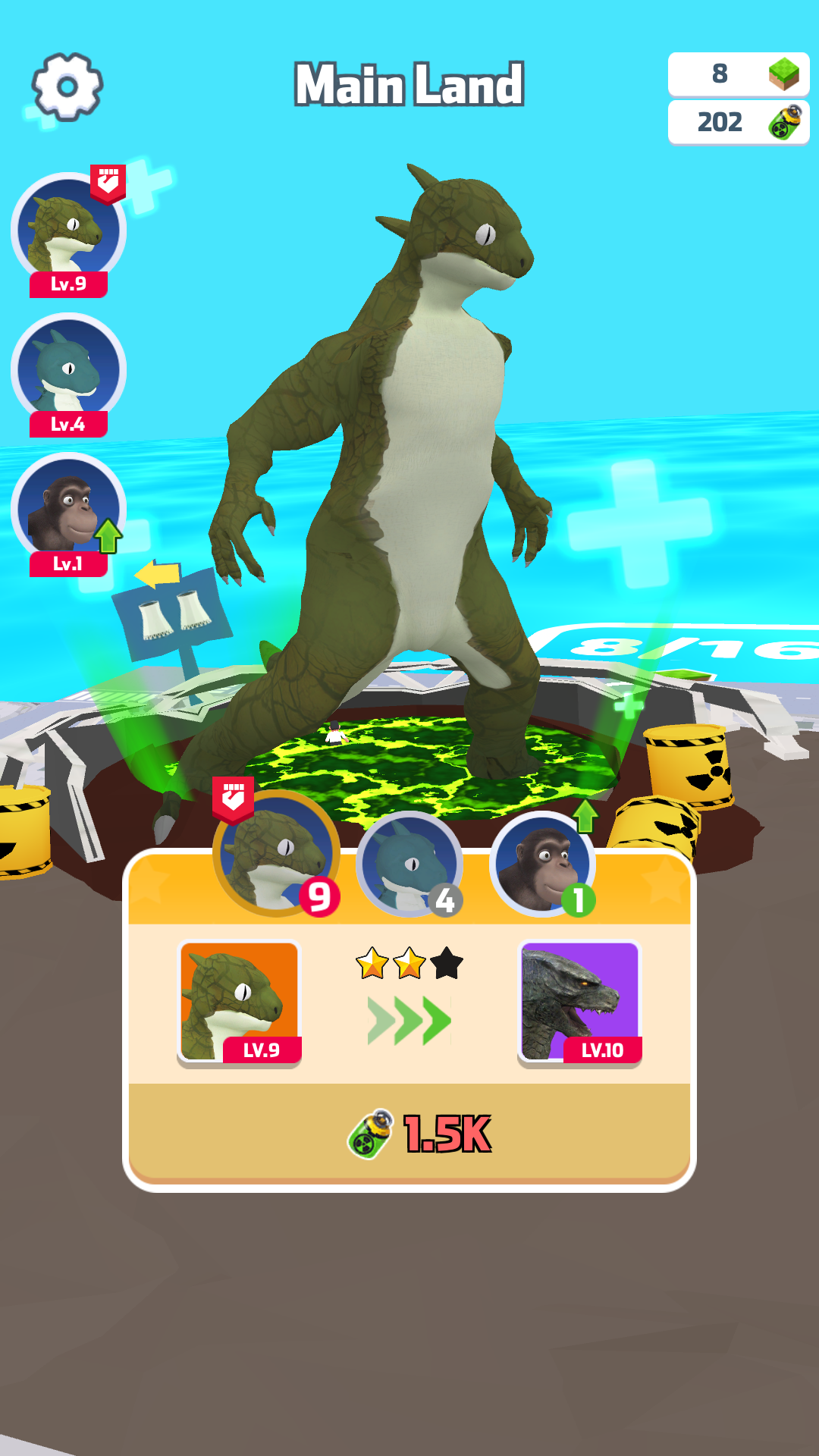 Screenshot of Kaiju Raid