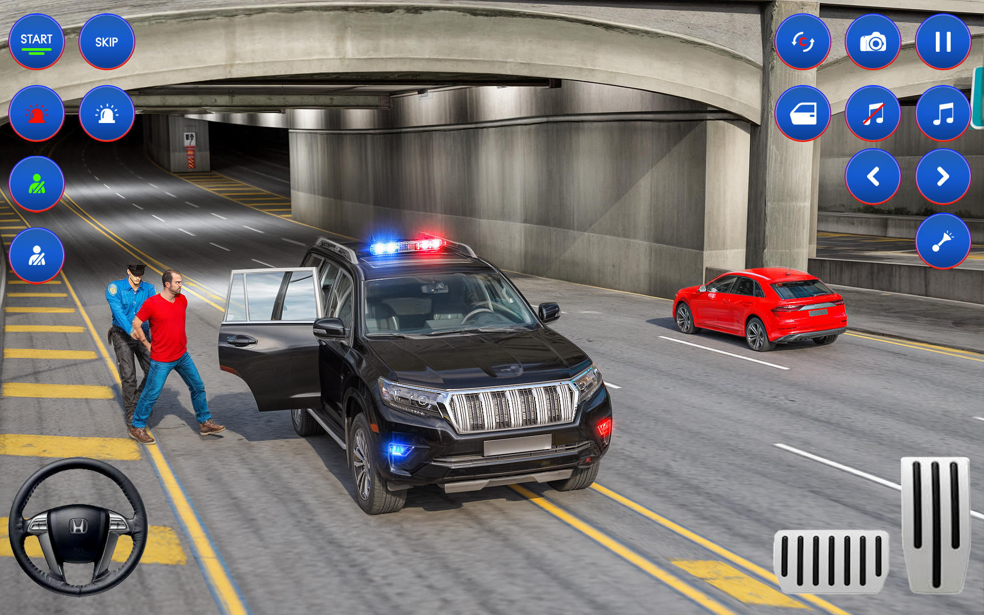 US Cop Car Chase Game 3d Game Screenshot
