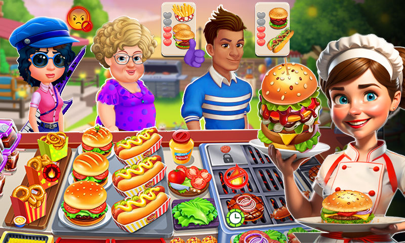 A Chef's Madness cooking Games ภาพหน้าจอเกม