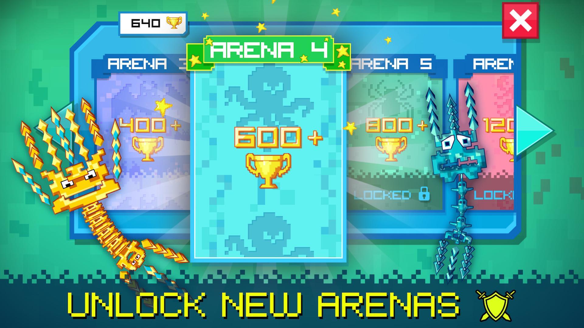 Pixel Sword Fish io Game Screenshot