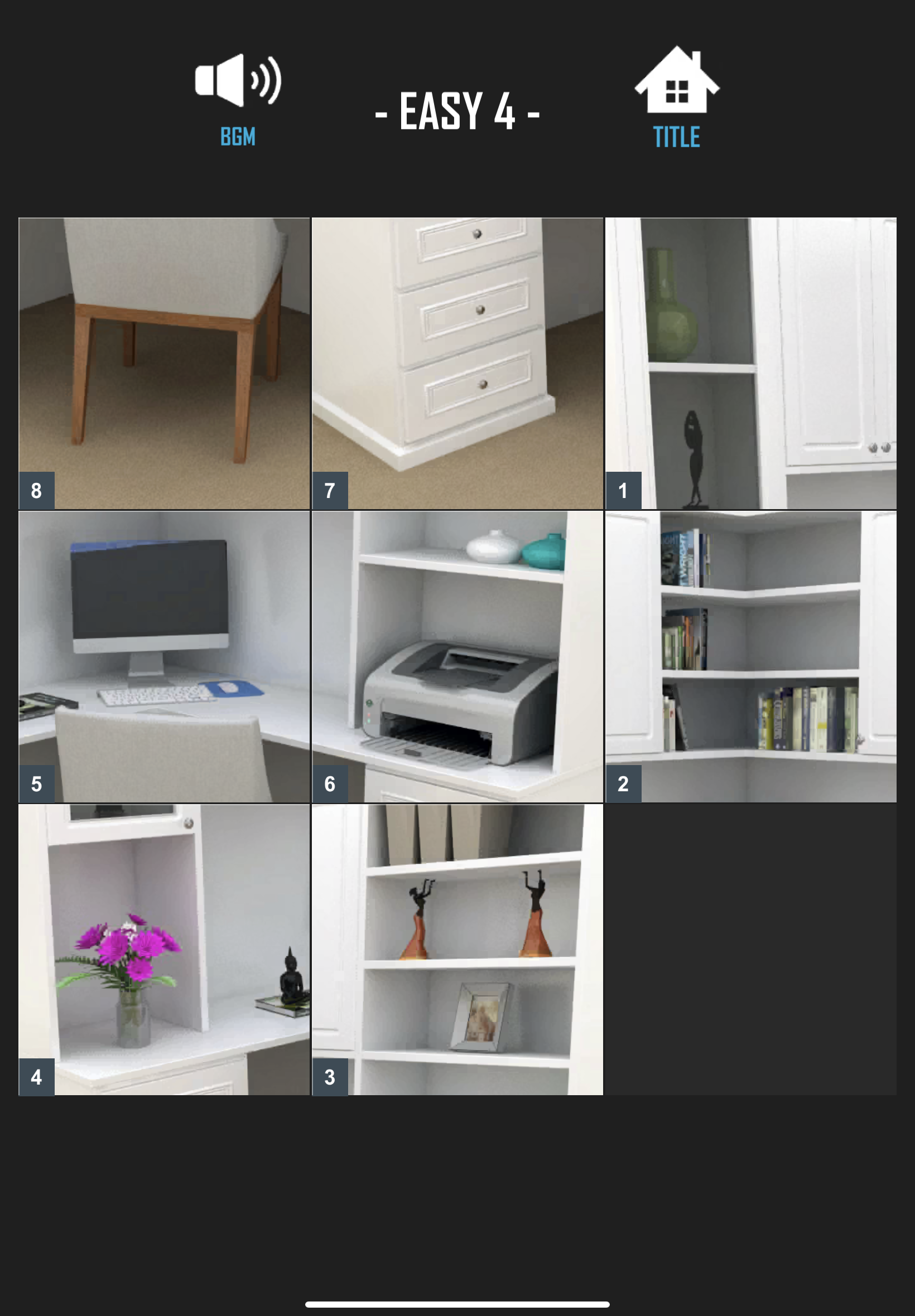 SlidePuzzleGame for NEATESCAPE Game Screenshot