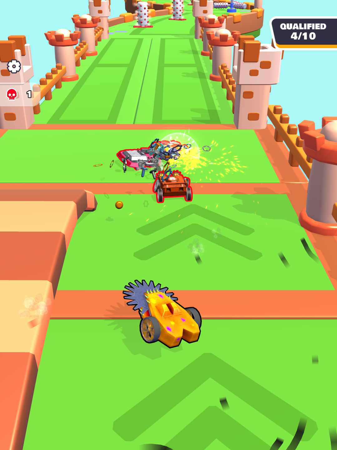 Robo Race Wars Game Screenshot