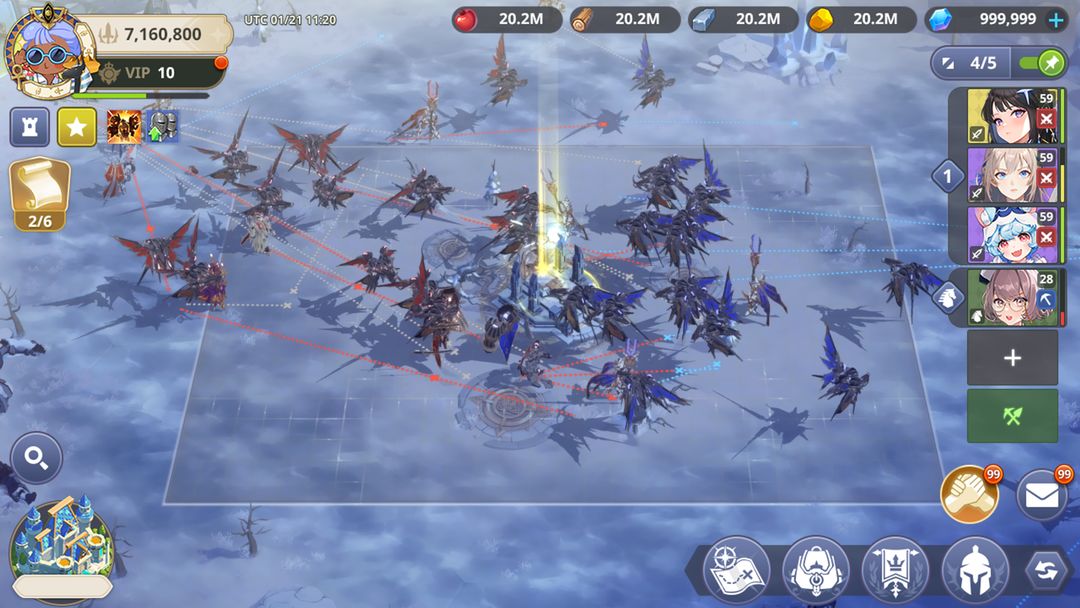 GRAND CROSS : Age of Titans screenshot game
