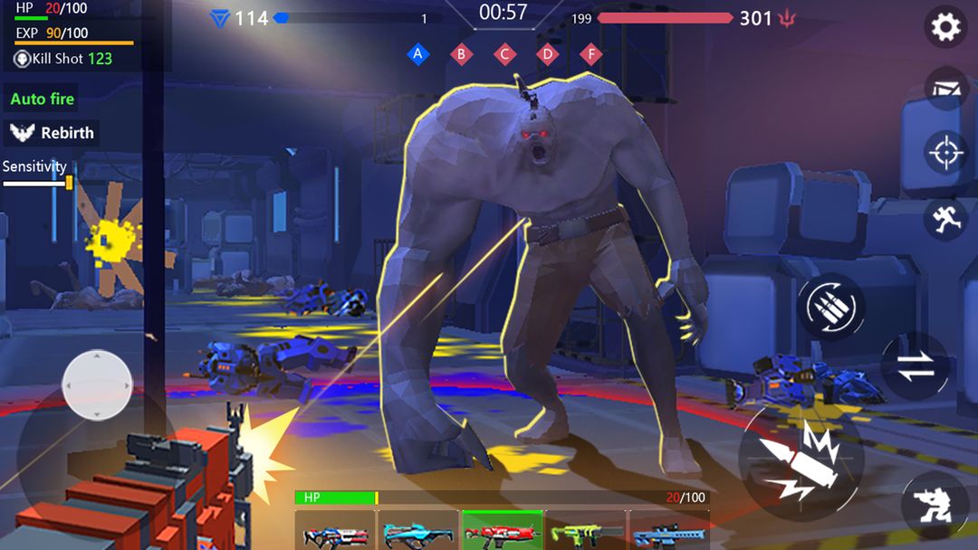 Robot war:Modern Combat FPS screenshot game