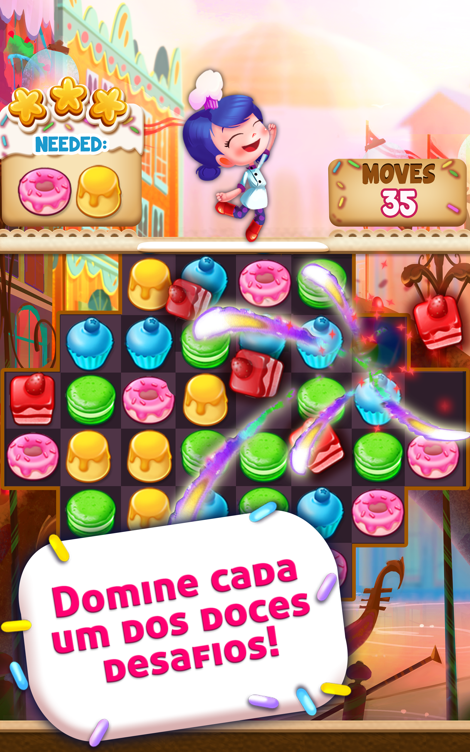 Captura de Tela do Jogo Cupcake Mania™