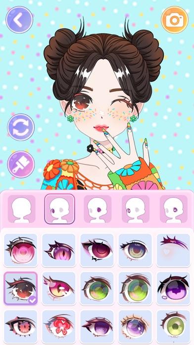 Screenshot of Anime Doll Avatar Maker Game
