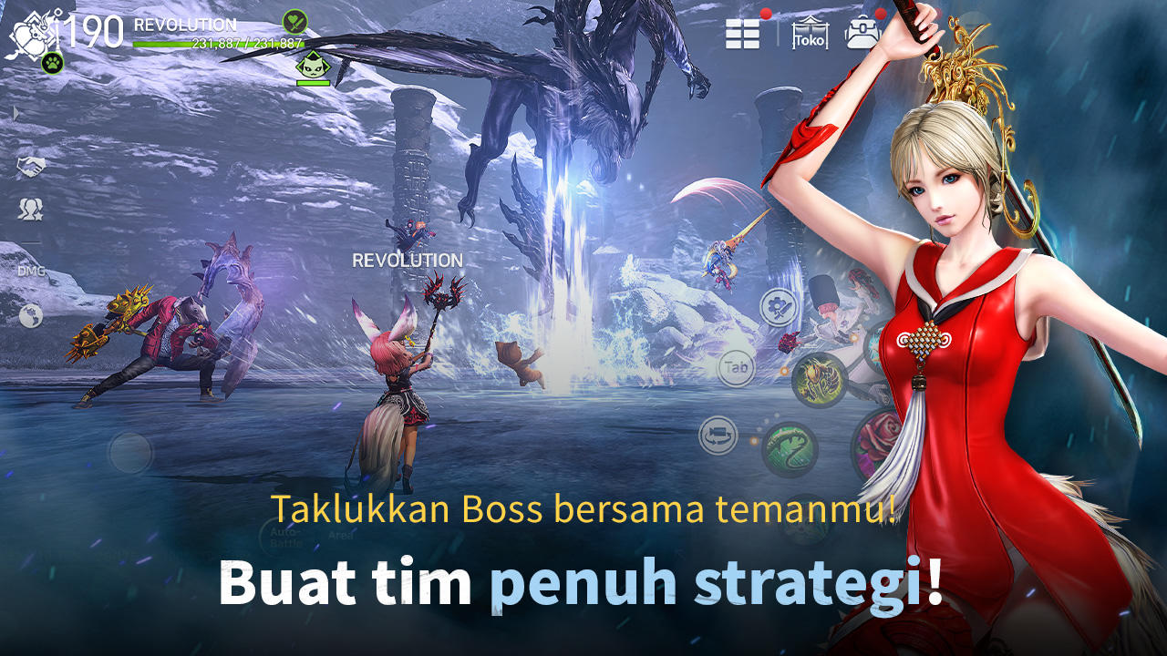Cuplikan Layar Game Blade&Soul Revolution