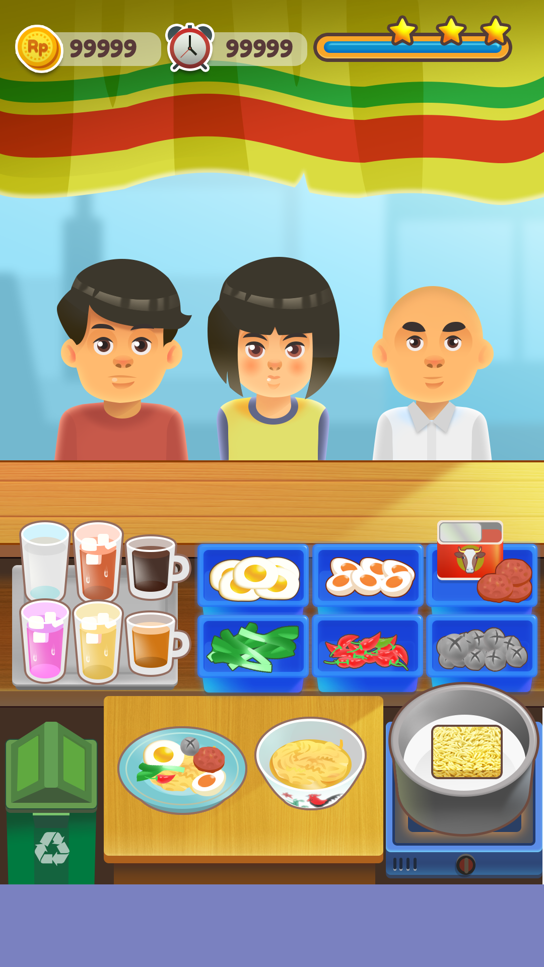 Indo Mie Cafe Express Game Screenshot