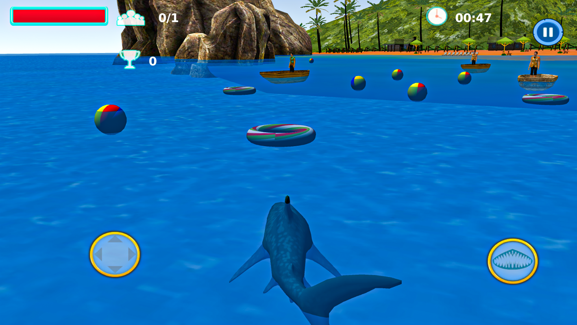 Shark Attack - Hunting Game 게임 스크린샷