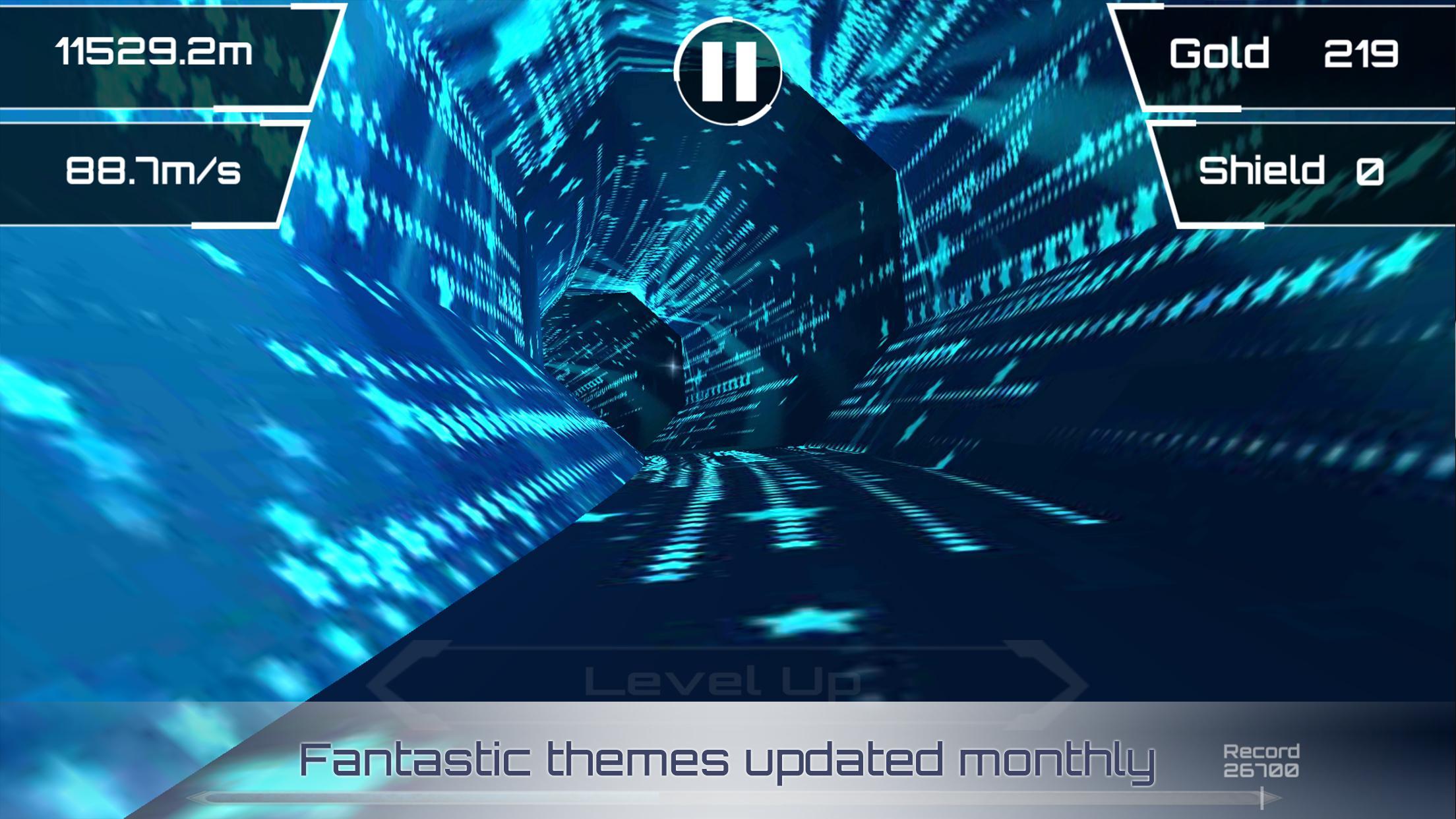 VR Tunnel Race Free (2 modes) Game Screenshot