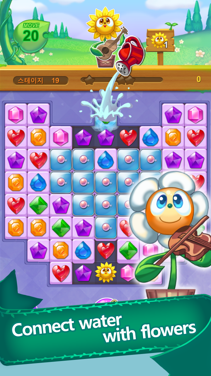 Jewel Garden : Match3 Puzzle Game Screenshot