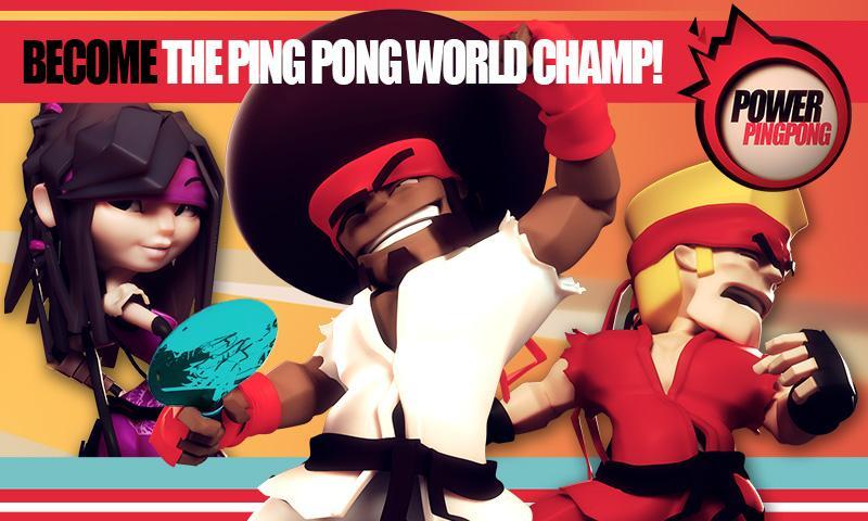 Скриншот игры Power Ping Pong