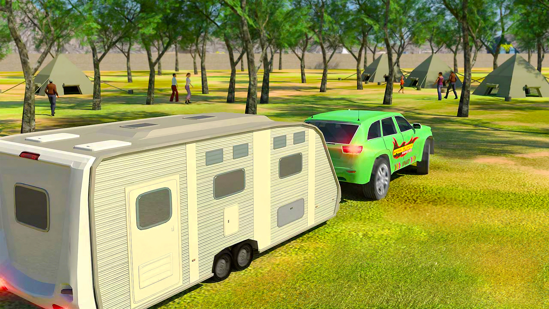 Screenshot 1 of 野营货车卡车驾驶游戏 1.29