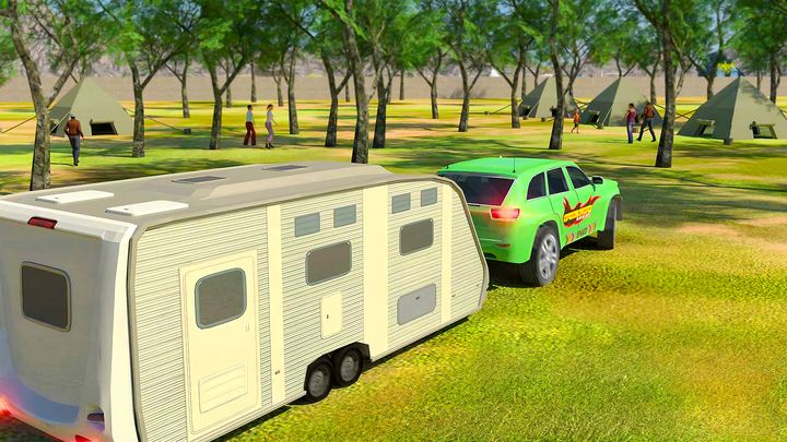 Screenshot 1 of Camper Van Truck Driving Games 1.29