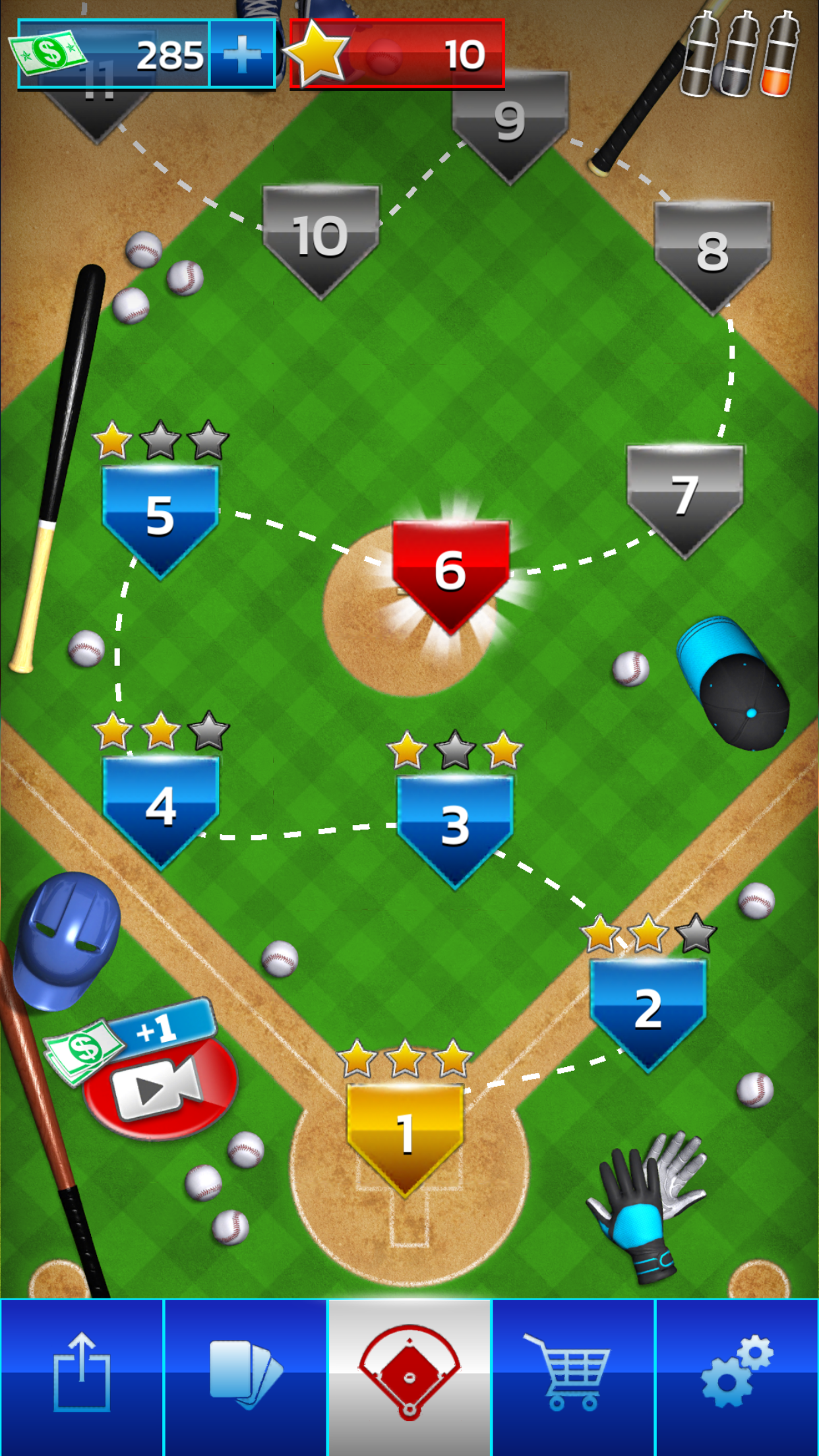 Baseball Megastar Game Screenshot