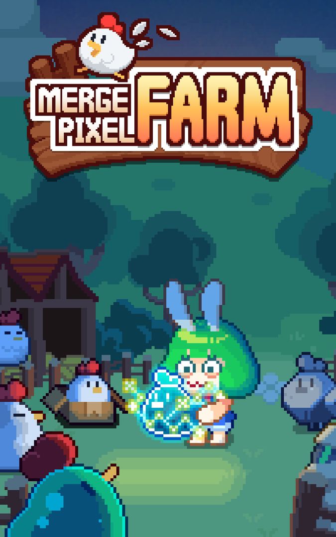 Merge Pixel Farm ภาพหน้าจอเกม